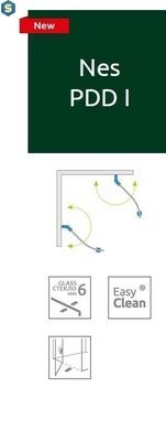 Душевая кабина Radaway Nes PDD I 90x90x200 10020090-01-01L + 10020090-01-01R