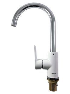 Смеситель для кухни U гайка белый/хром &Oslash;35 Gappo Noar 1/8 G4048, Белый