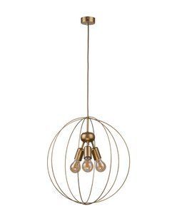Підвісний світильник Nowodvorski 9061 Bullet E27 3x60W IP20 Gold
