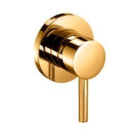 Смеситель для душа Paffoni Light &Oslash;70 мм honey gold LIG010HG70, Золотой