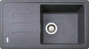 Кухонная мойка Adamant Slim Long 780x435x200 серый 383223, Каппучино