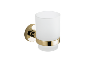 Стакан для зубных щеток VBI Uranus gold VBI-040404GL, Золотой