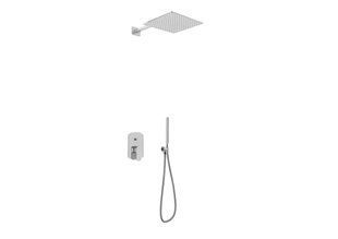 Душова система Kohlman Foxal 25 chrome + BOX прихованого монтажу QW210FQ25, Хром
