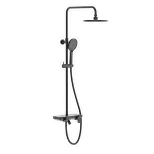 Душова система Imprese Modus D верхній душ d250 мм black matt t030B08210SQ, Черный матовый