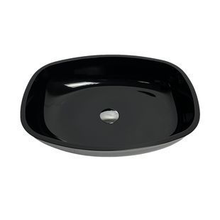Умывальник Adamant Amarant black 7530, Черный/золото