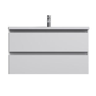 Тумба с умывальником Am.Pm X-Joy подвесная 100 см 2 ящика белый M85-FHX1002-WC1002WG38, Белый