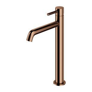 Смеситель для умывальника Omnires Y copper высокий Y1212CP, Золотой