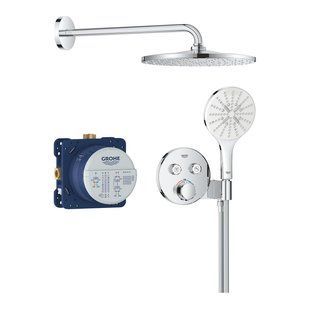 Душова система прихованого монтажу термостатична Grohe QuickFix Precision SmartControl 34877000, Хром