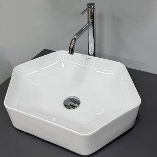 Умывальник VBI Quaglio white накладний VBI-012622, Білий