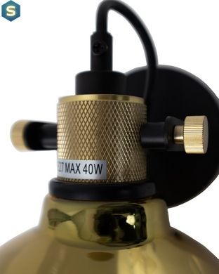 Бра Nowodvorski 9155 Amalfi E27 1x60W IP20 Gold