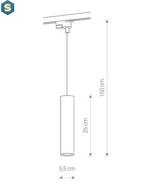 Трековый светильник Nowodvorski 9337 Profile eye GU10 1x10W IP20 Wh