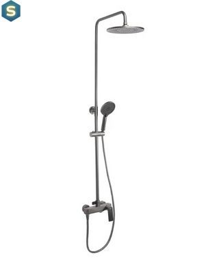 Душевая система Rea Avalon tytan графит с изливом REA-P2401, Графит