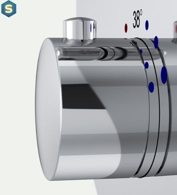 Термостат скрытого монтажа для ванны и душа Am.Pm Inspire V2.0 хром F50A75700, Хром