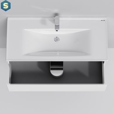 Тумба с умывальником Am.Pm X-Joy подвесная 100 см 2 ящика белый M85-FHX1002-WC1002WG38, Белый