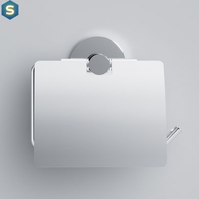 Держатель туалетной бумаги с крышкой Am.Pm X-Joy хром A85A341400, Хром