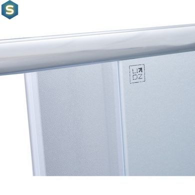 Душові двері в нішу Lidz Zycie SD100x185.CRM.FR Frost, матовий, хром