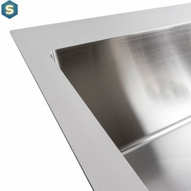 Кухонна мийка нержавійка 65x45 Platinum Handmade (сифон круглий, 3,0/0,8), Нержавіюча сталь