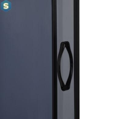 Душова кабіна Bravo квадратна без піддона Odra N90GB (1уп.), Черный матовый, тонованний, чорний матовий