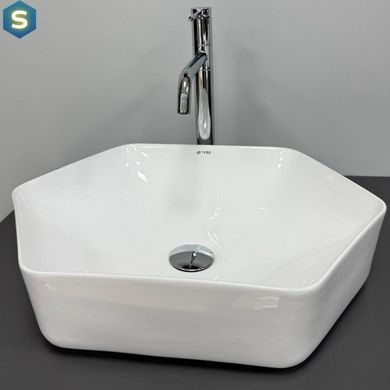 Умывальник VBI Quaglio white накладний VBI-012622, Білий