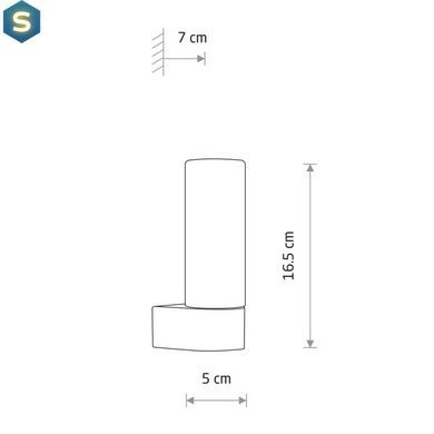 Бра Nowodvorski 10724 Natalie G9 1x10W IP44 Brass