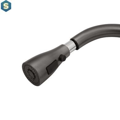 Кухонная мойка Kroner KRP Schwarze - SET7546ARTHM PVD (3.0/0.8 мм) CV033375, Черный/золото