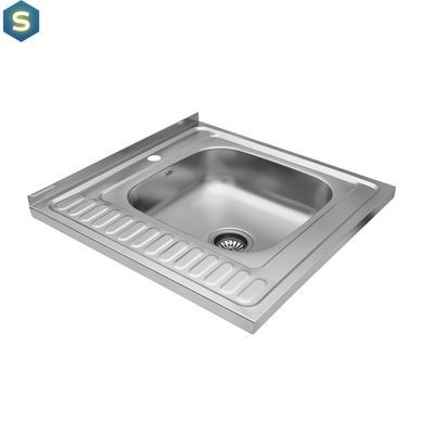 Кухонна мийка Kroner KRP Satin-6060R (0,6 мм) CV022824, Satin