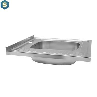 Кухонна мийка Kroner KRP Satin-6060R (0,6 мм) CV022824, Satin