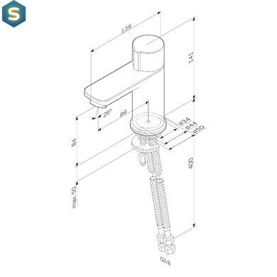 Змішувач для умивальника Am.Pm X-Joy TouchReel black F85A02522, Черный матовый