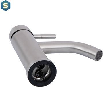 Змішувач для умивальника Lidz Aria 0011F (k35) LDARI0011FNKS46091 Nickel, Нержавіюча сталь