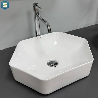 Умывальник VBI Quaglio white накладний VBI-012622, Білий