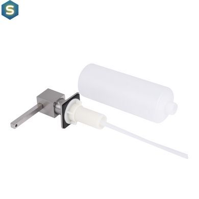 Дозатор для миючого засобу Lidz LK117 квадратний Brushed Steel (LDLK117BRU46399), Нержавіюча сталь