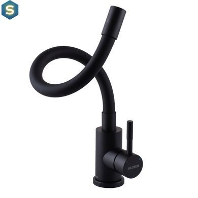 Смеситель для кухни Globus Lux Alpen SBT1-203SB-BB, Черный матовый
