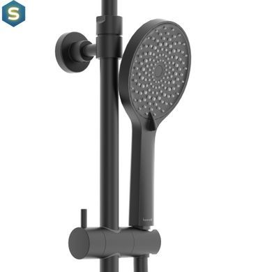 Душевая система Imprese Modus D верхний душ d250 мм black matt t030B08210SQ, Черный матовый