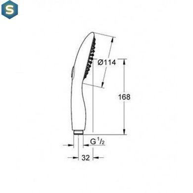 Ручной душ Grohe Power & Soul 27671000