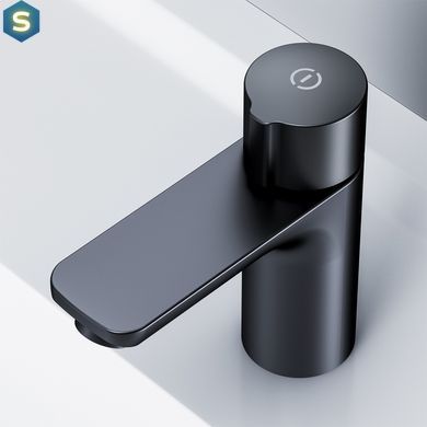 Змішувач для умивальника Am.Pm X-Joy TouchReel black F85A02522, Черный матовый