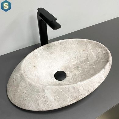 Умывальник VBI Rotello stone matt накладний VBI-017101, Мармур