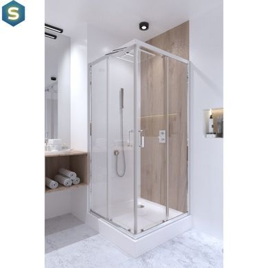 Душевая кабина Qtap Taurus CRM1099SC6 Clear, Хром, прозрачный, хром