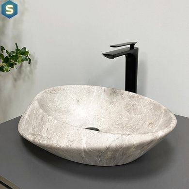 Умывальник VBI Rotello stone matt накладний VBI-017101, Мармур