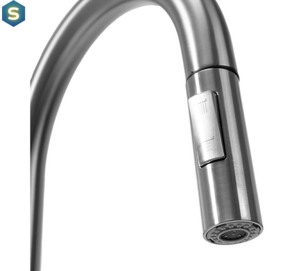Смеситель для кухни Rea Fresh nikiel brushed REA-B9146, Зеленый матовый