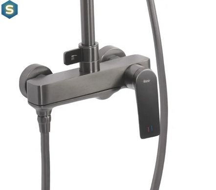 Душевая система Rea Avalon tytan графит с изливом REA-P2401, Графит