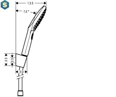 Душевой набор Hansgrohe Raindance Select E 120 /Porter S 26720000