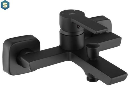 Змішувач для ванни Rea Argus black настінний з виливом REA-B6407, Черный матовый