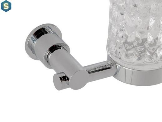Склянка для зубних щіток Kugu Eva 106, Хром