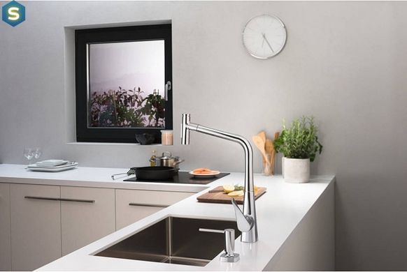 Дозатор кухонний Hansgrohe A71 500 ml врізний Matt Black 40468670