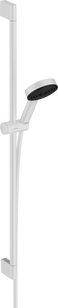Душовий набір Hansgrohe Pulsify Select Relaxation 105 3jet 90 см EcoSmart Matt White 24171700