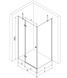 Душова кабіна Mexen Roma 90x80 black MEX-854-090-080-70-00, Черный матовый, Універсальна, чорний матовий