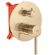 Душова система прихованого монтажу Rea Lungo + Box brushed gold REA-P4160, Золотий
