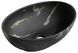 Умивальник Mexen Elza black marble matt накладний MEX-21014084, Черный матовый
