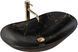 Умивальник Rea Royal 60 накладний marble black matt REA-U7478, Черный матовый