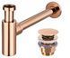 Сифон универсальный для умывальника Rea rose gold click-clack розовое золото REA-A8541, Теплый закат